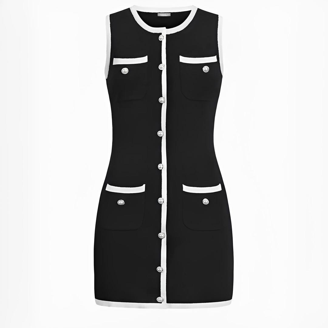 Delilah - Robe chic courte sans manches