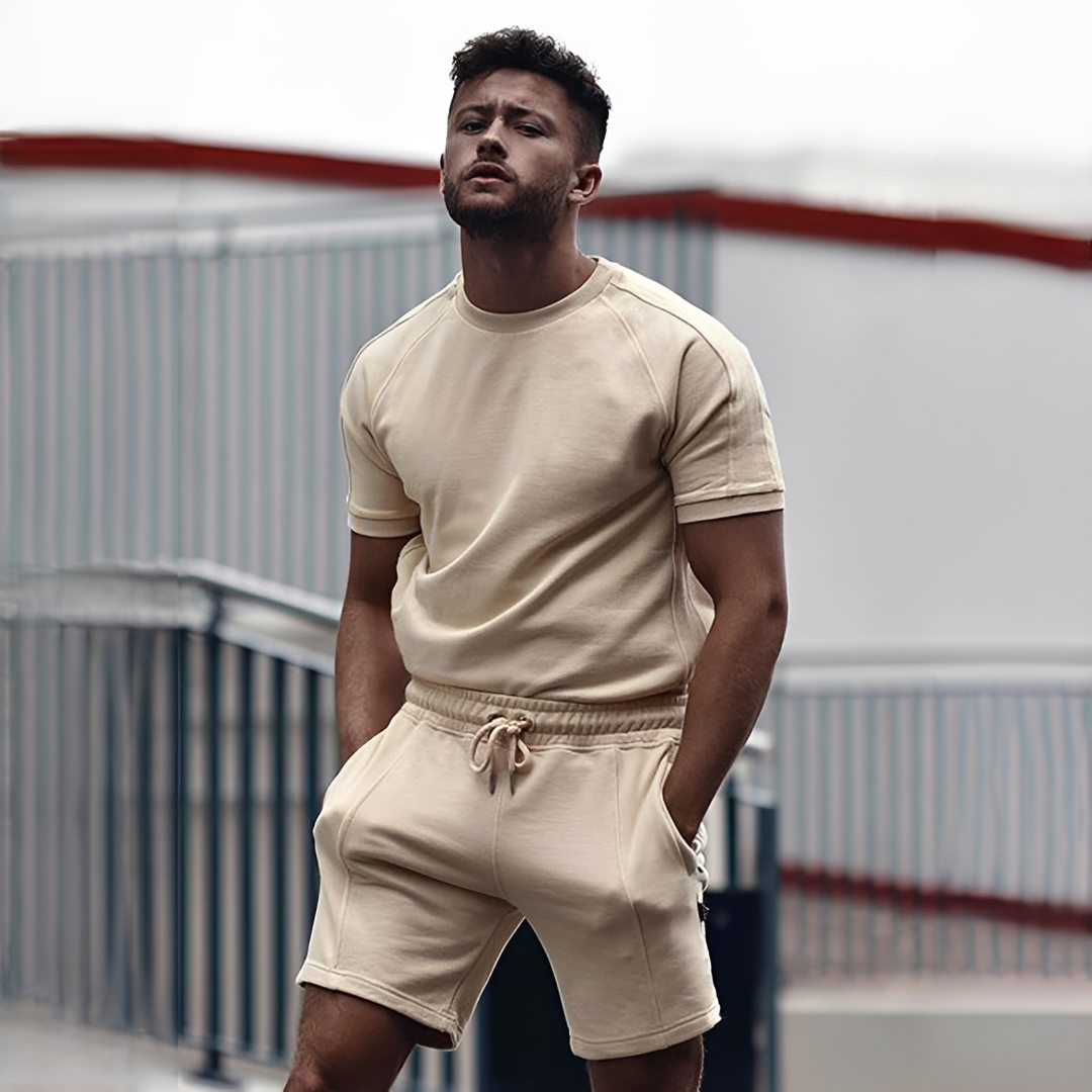 Drake - Ensemble t-shirt et short pour homme - pour temps chaud