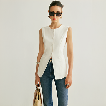 Nyla - Gilet Élégant Sans Manches