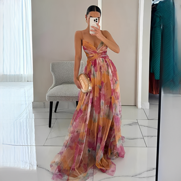 Lucinda - Robe Maxi Élégante et Fluide
