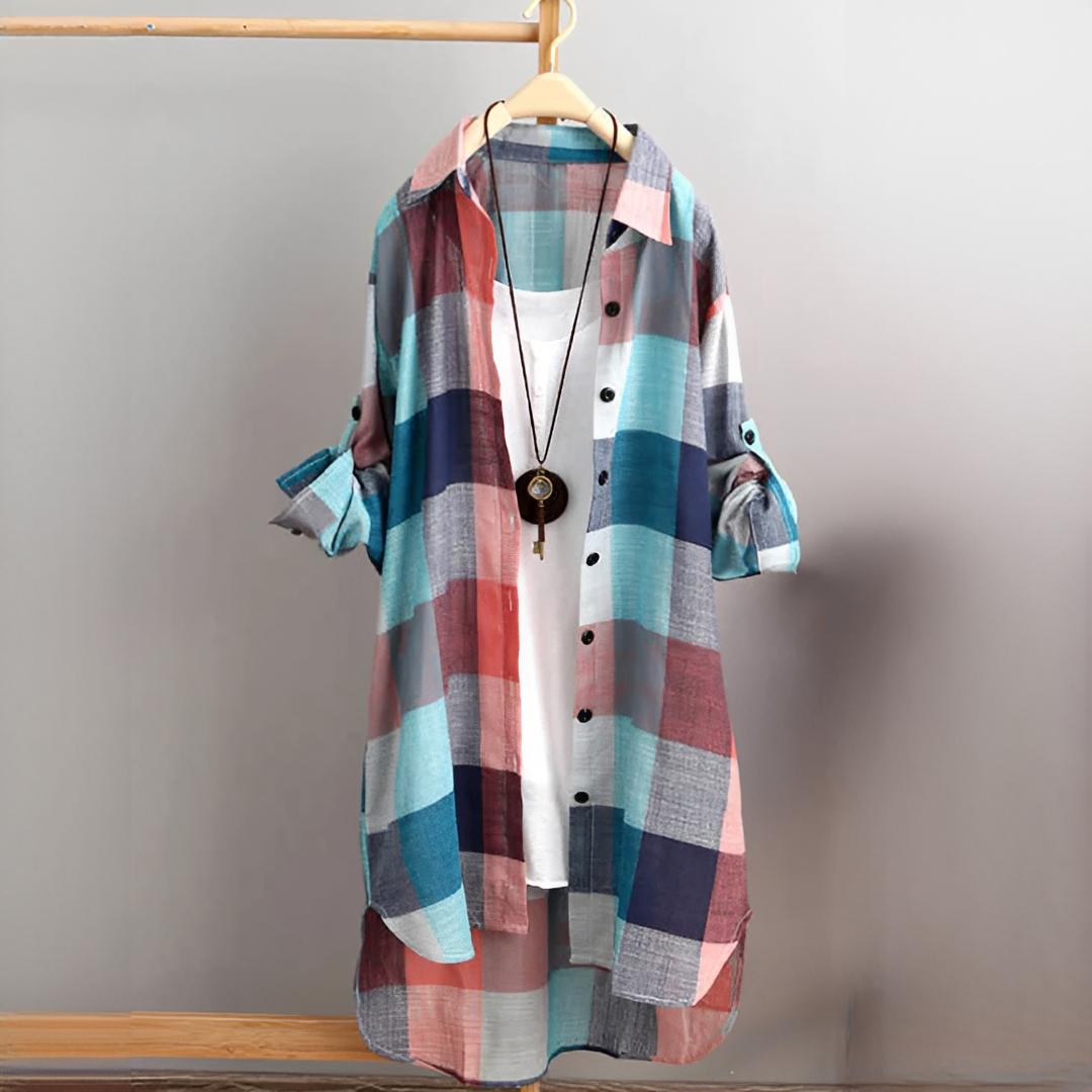 Janis - Chemise à Carreaux Décontractée