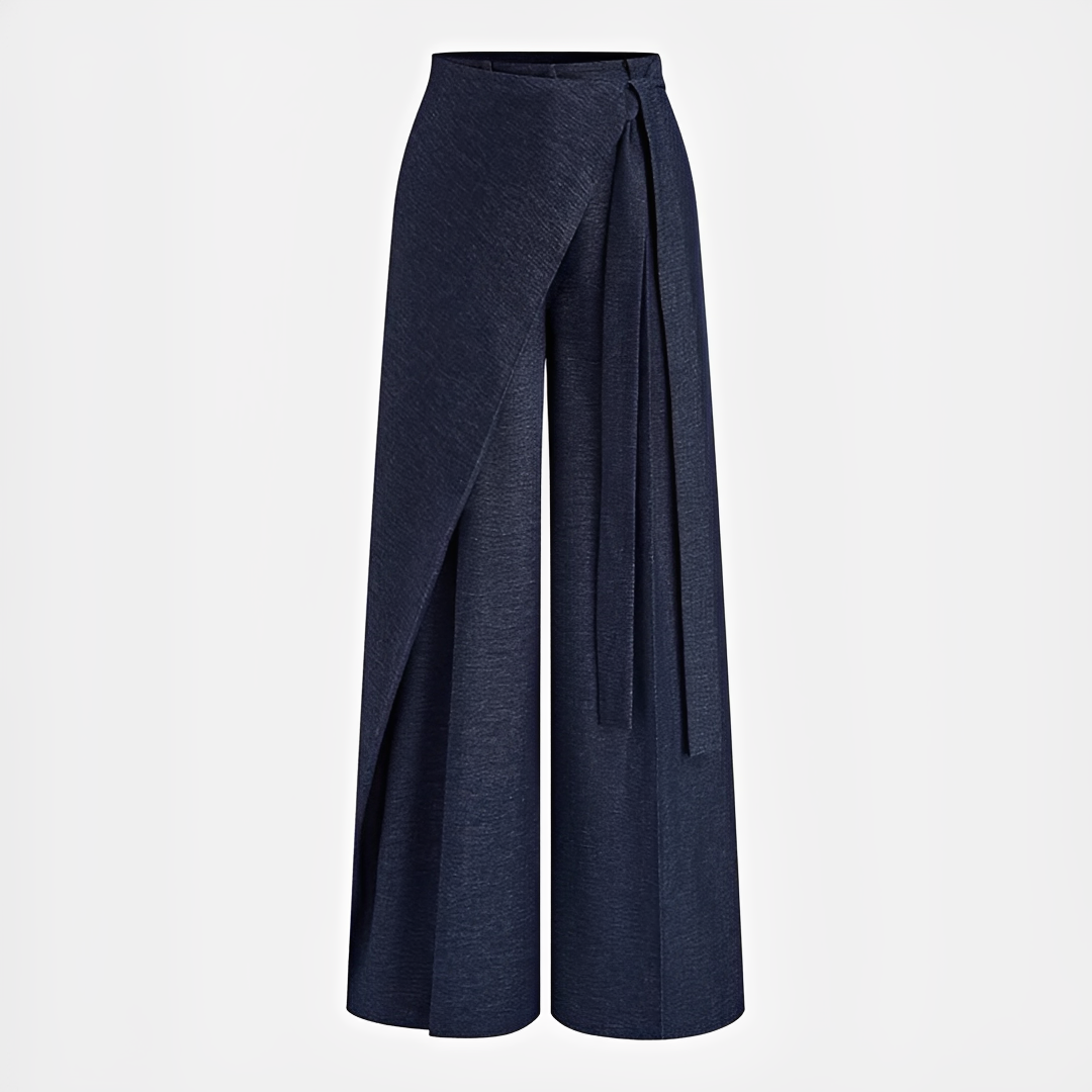 Leilani - Pantalon large et asymétrique