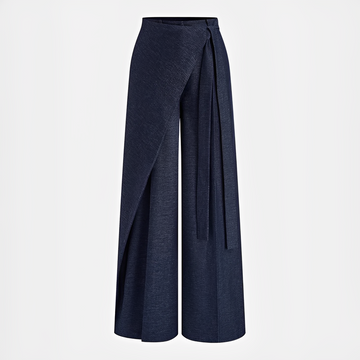 Leilani - Pantalon large et asymétrique