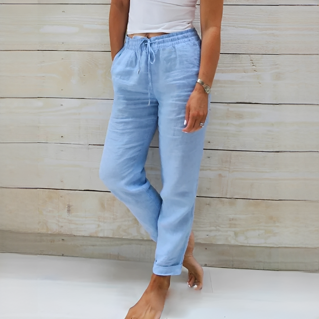 Elinna - Pantalon d'été femme moderne