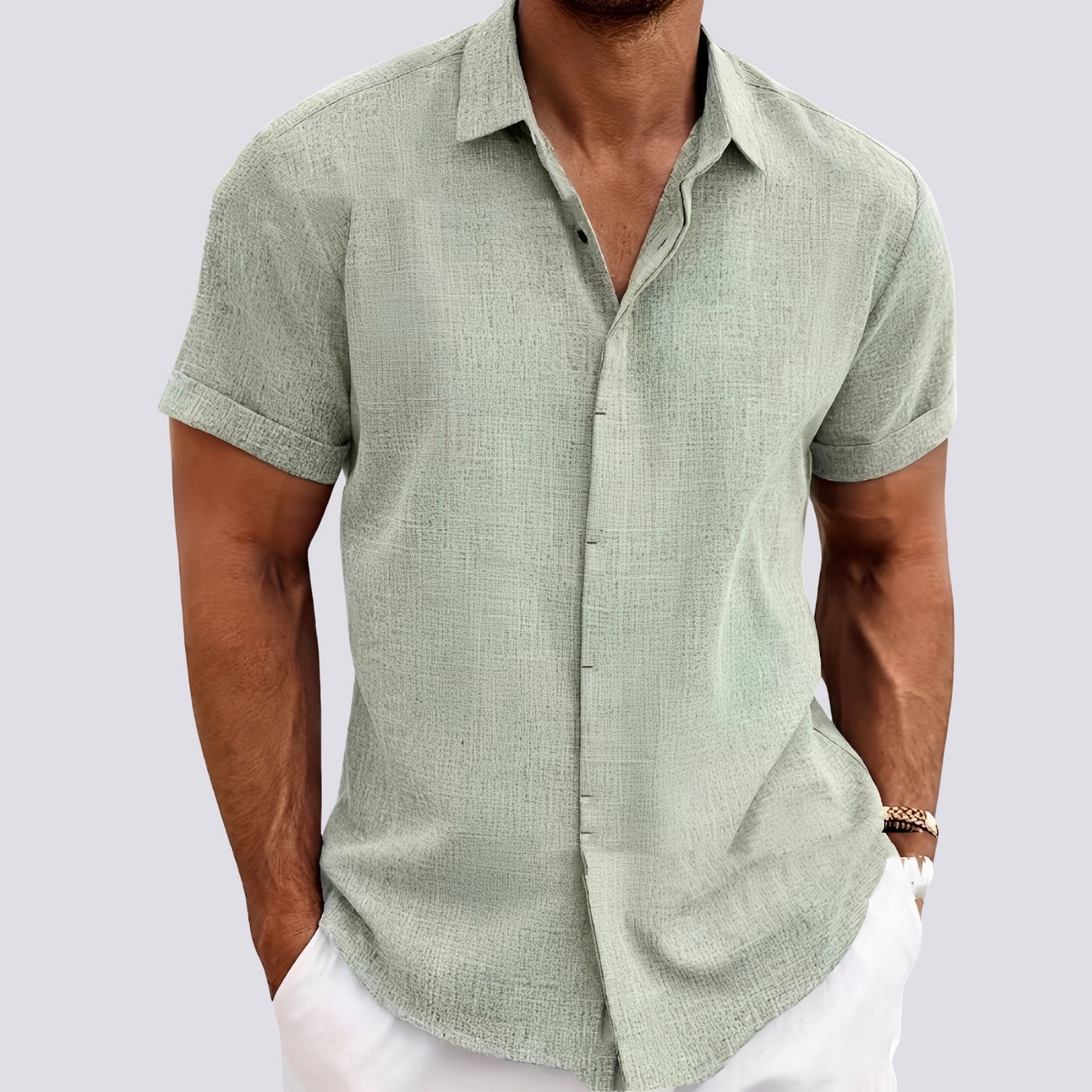 Jamie – Chemise pour homme – confortable et décontractée