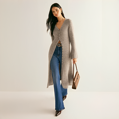 Zoey - Robe stylée col en V