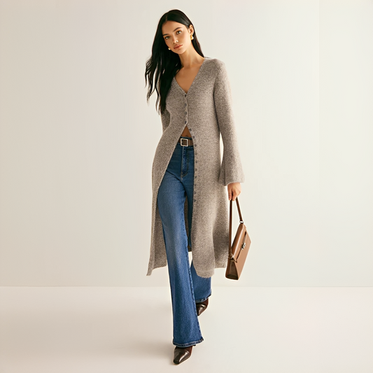 Zoey - Robe stylée col en V
