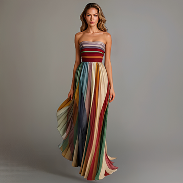 Gracelyn - Robe Maxi Chic à Bustier
