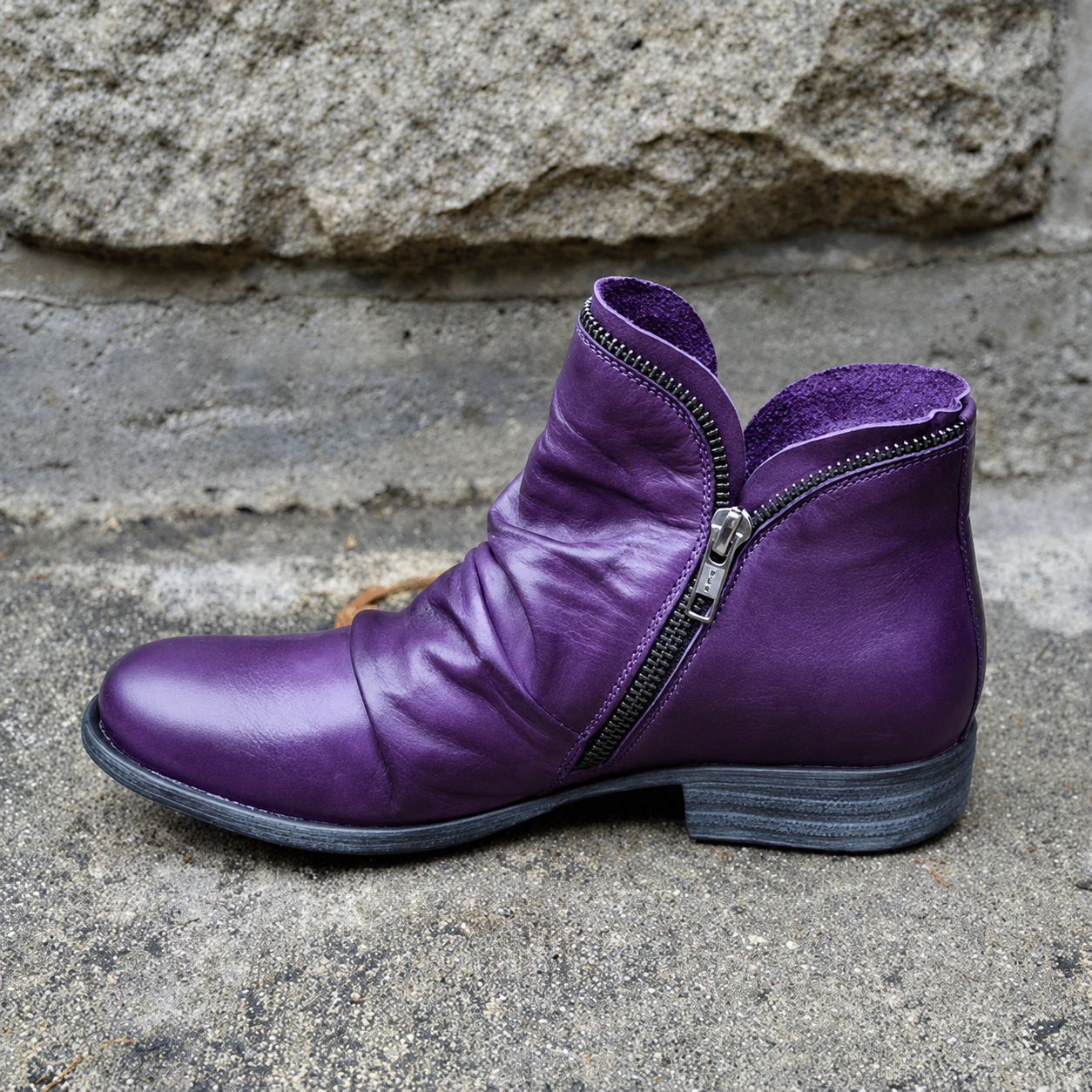 Julie - Bottes Élégantes avec Fermeture Éclair