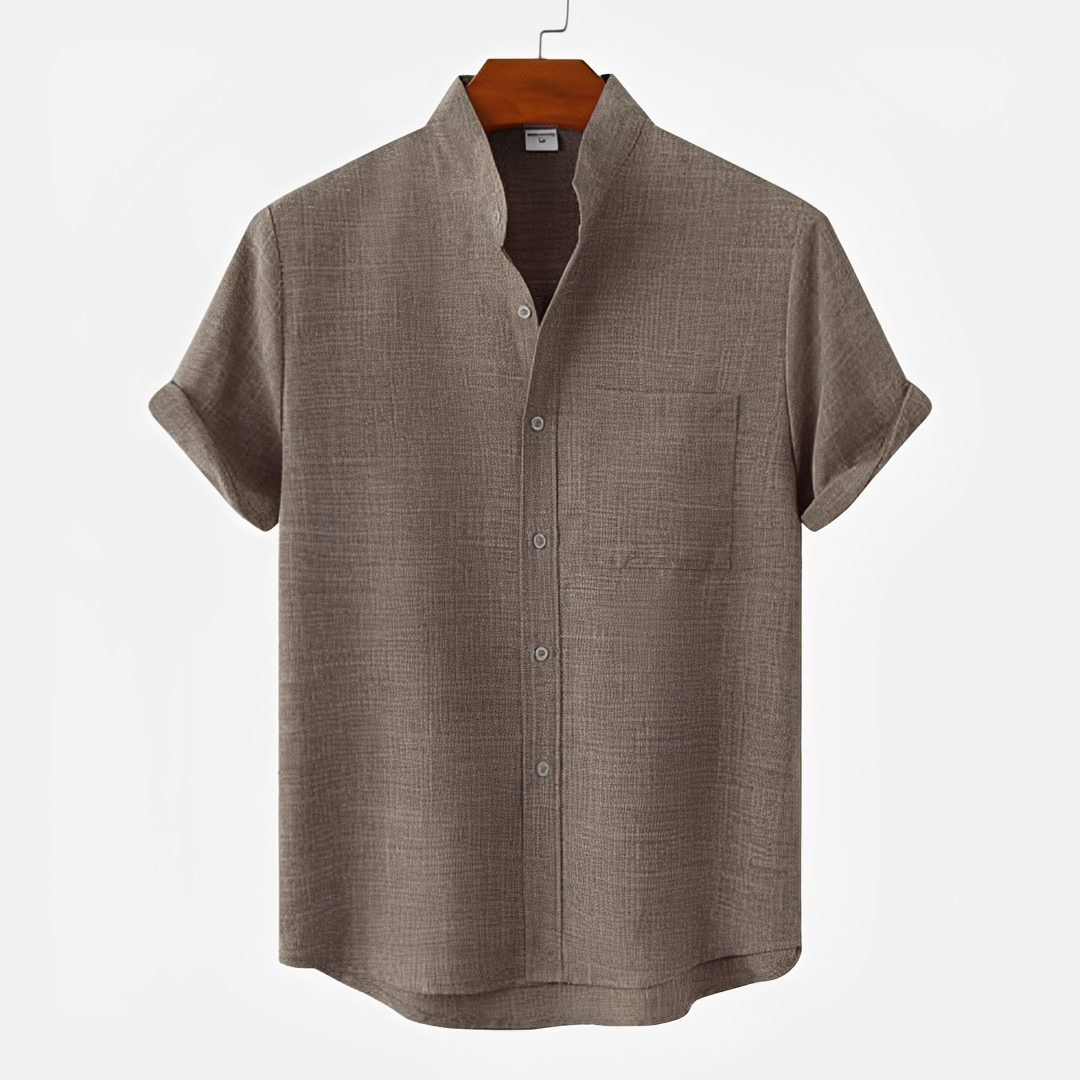 Hayden - Polo uni avec boutons