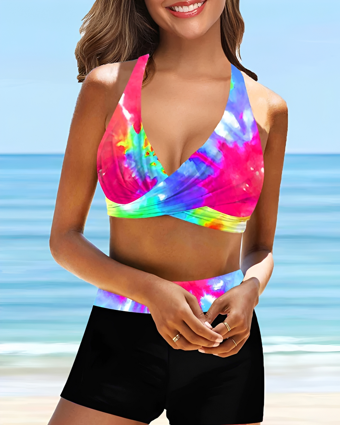 Maja - Ensemble Bikini à Col Halter Croisé