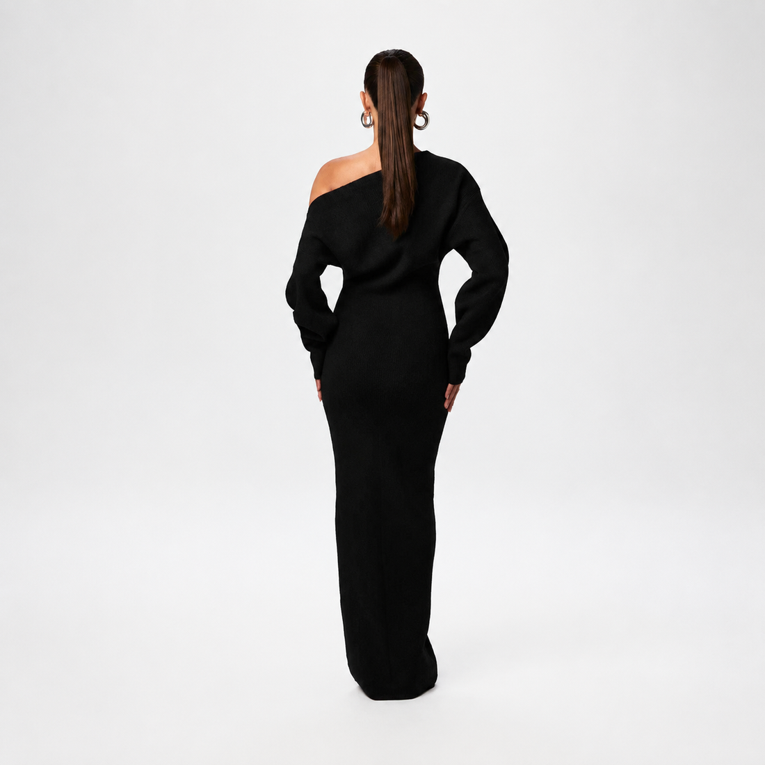 Tahlia - Robe Longue Élégante à Une Épaule