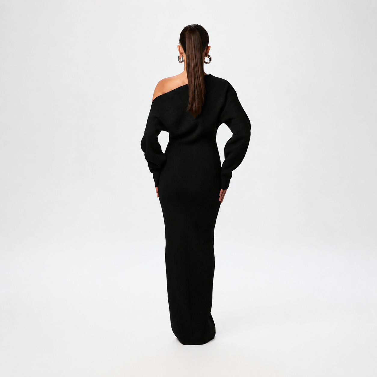 Tahlia - Robe Longue Élégante à Une Épaule