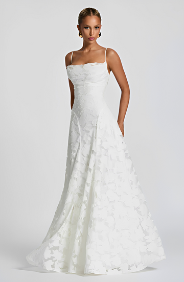 Francisa - Robe Maxi Élégante et Raffinée