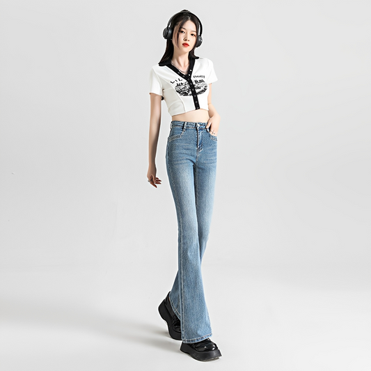 Theodora - Pantalon Taille Haute Amincissant