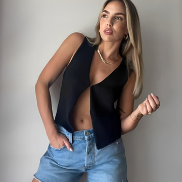 Ellaine - Gilet Élégant Sans Manches