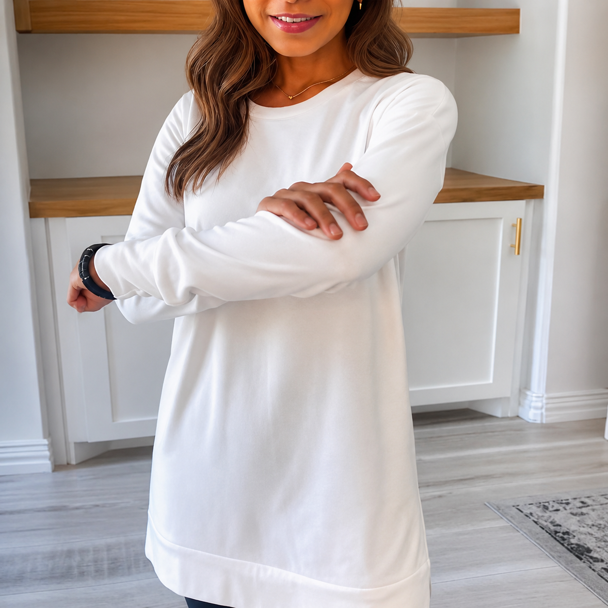 Magali - Haut Chic à Col Rond