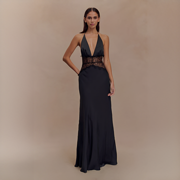 Velina - Robe Chic Sans Coutures à Col Haut