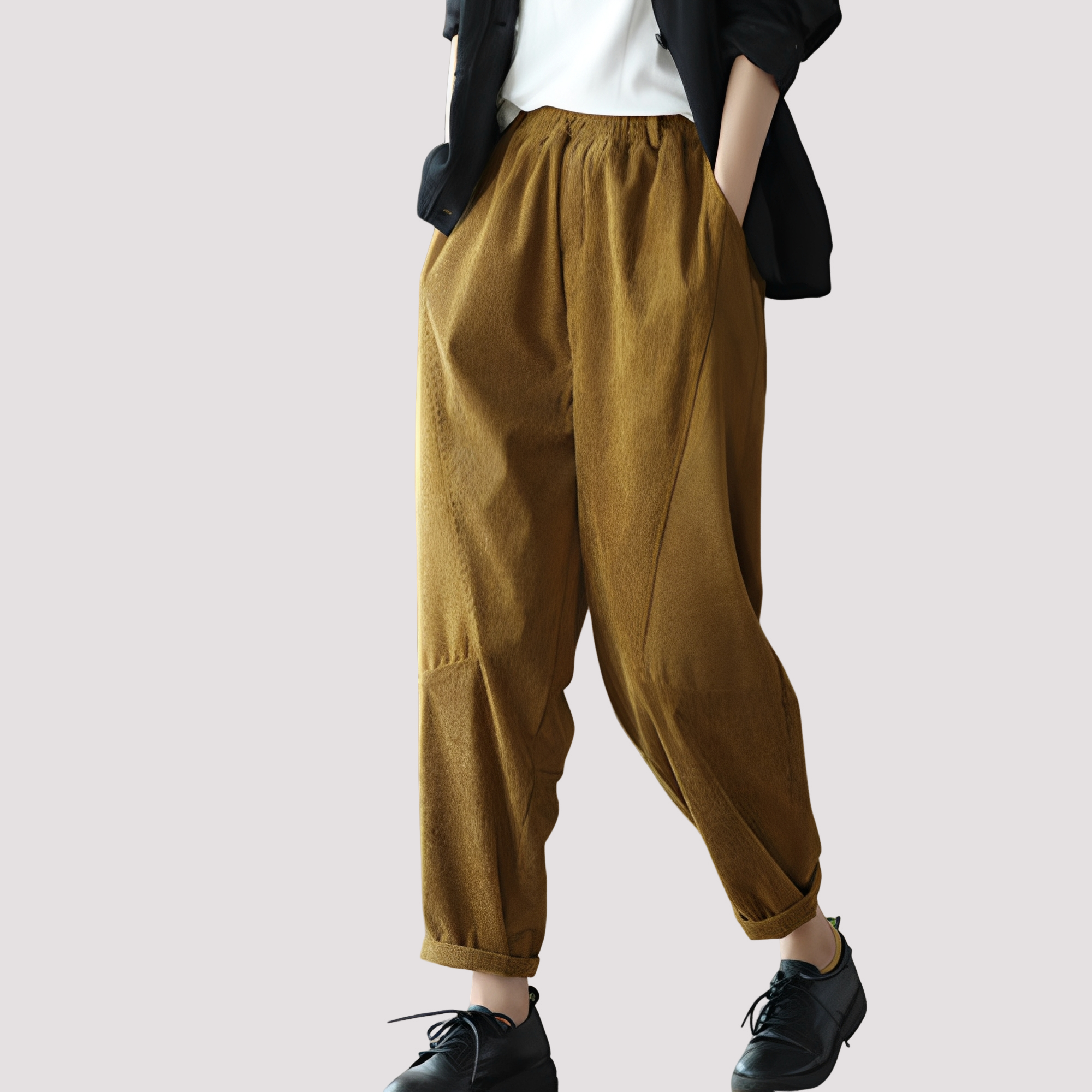Stella - Pantalon ample et relax avec taille élastique pour femmes