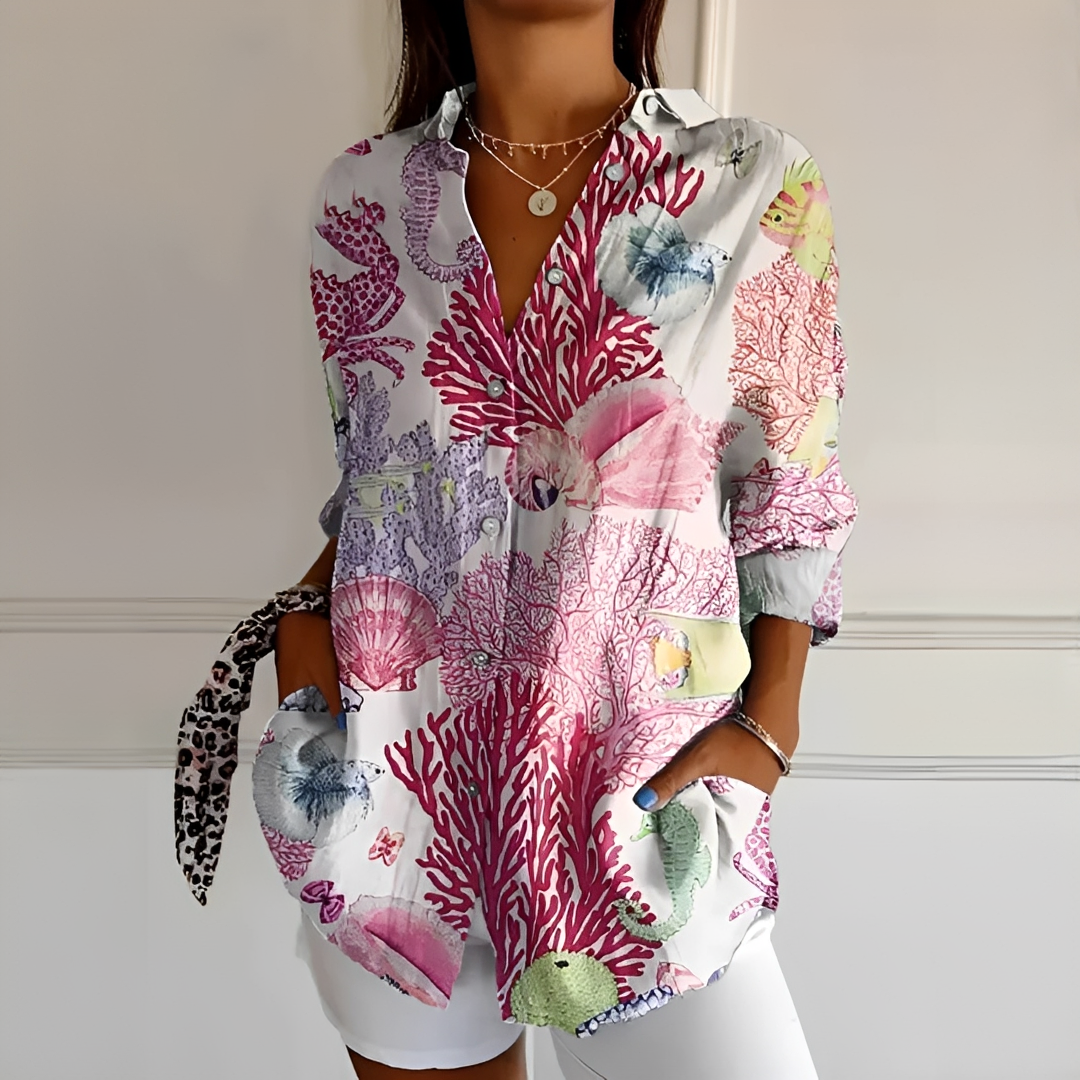 Eleanor - Chemise Chic à Boutons