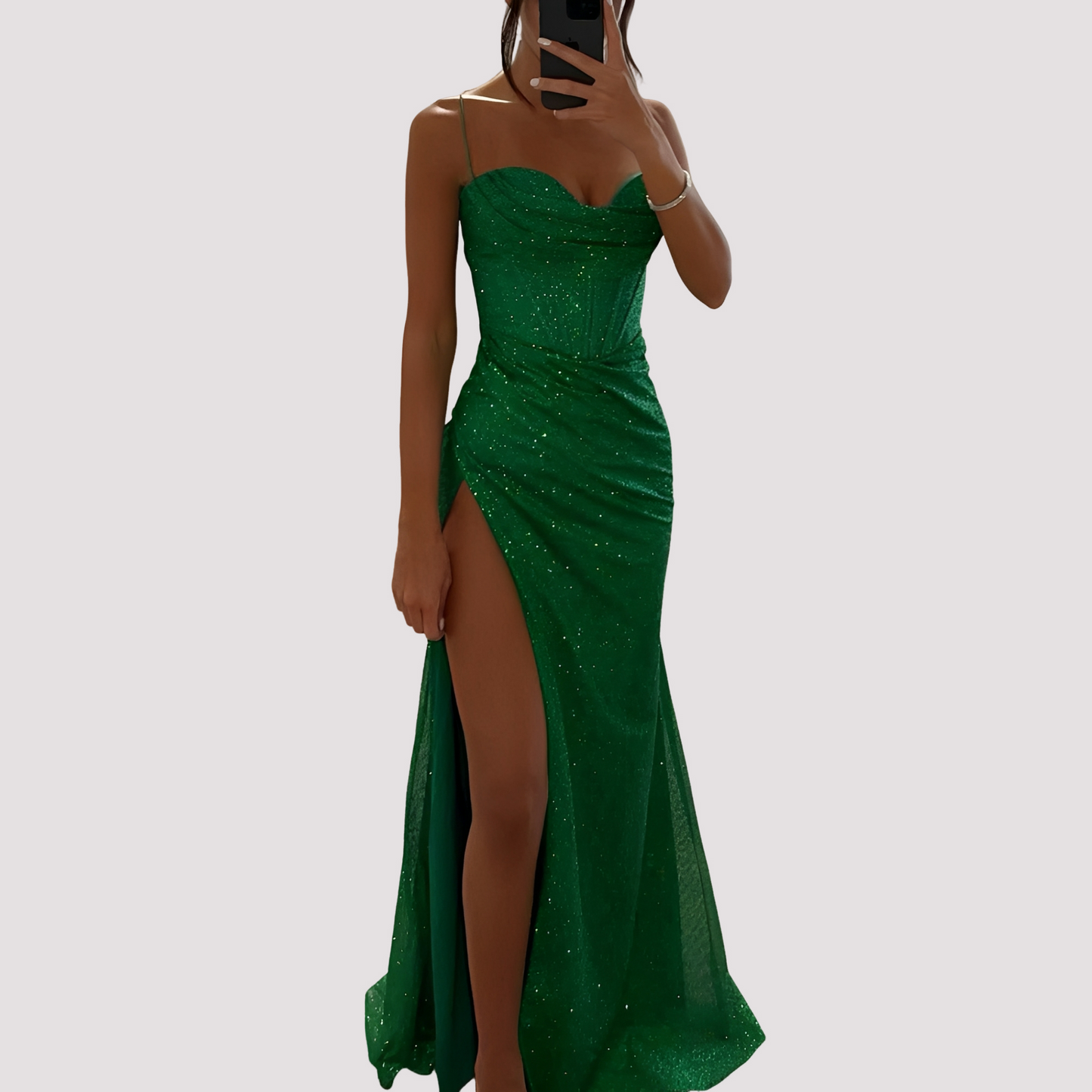 Bonnie - Robe Longue Élégante avec Ouverture