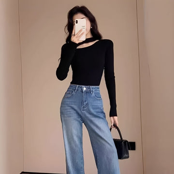 Kiarra - Haut asymétrique élégant