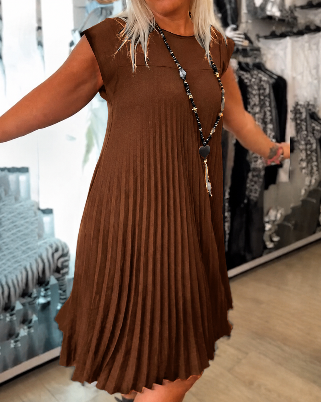 Angélique - Robe Décontractée à Plis