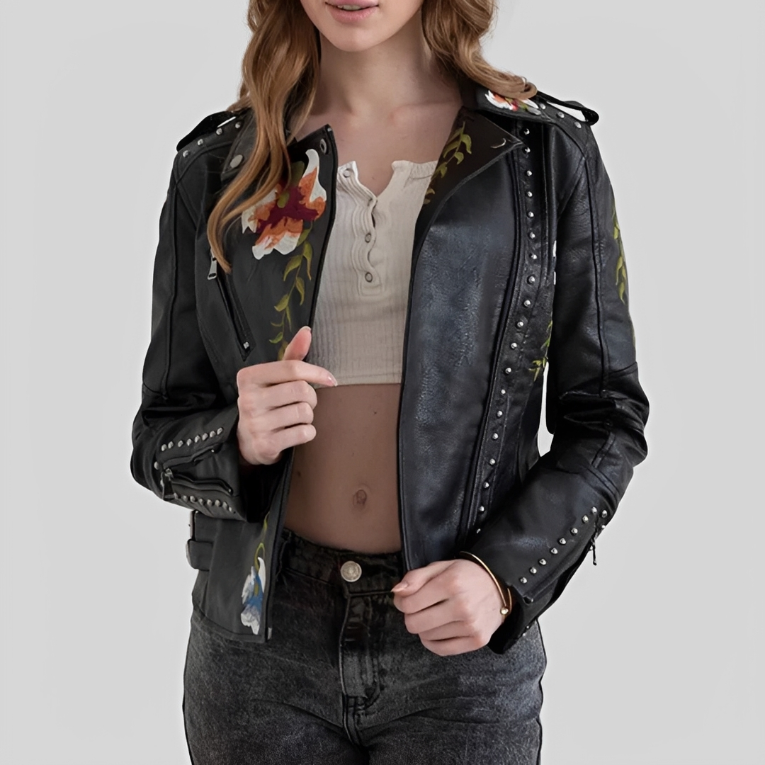Zoey - Blazer Rétro Orné