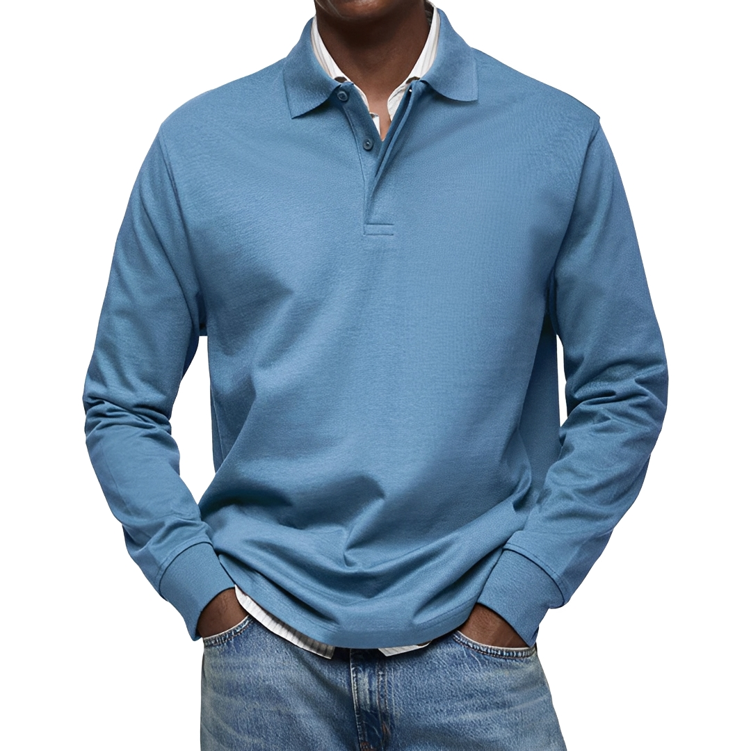 Argus - Polo homme à manches longues