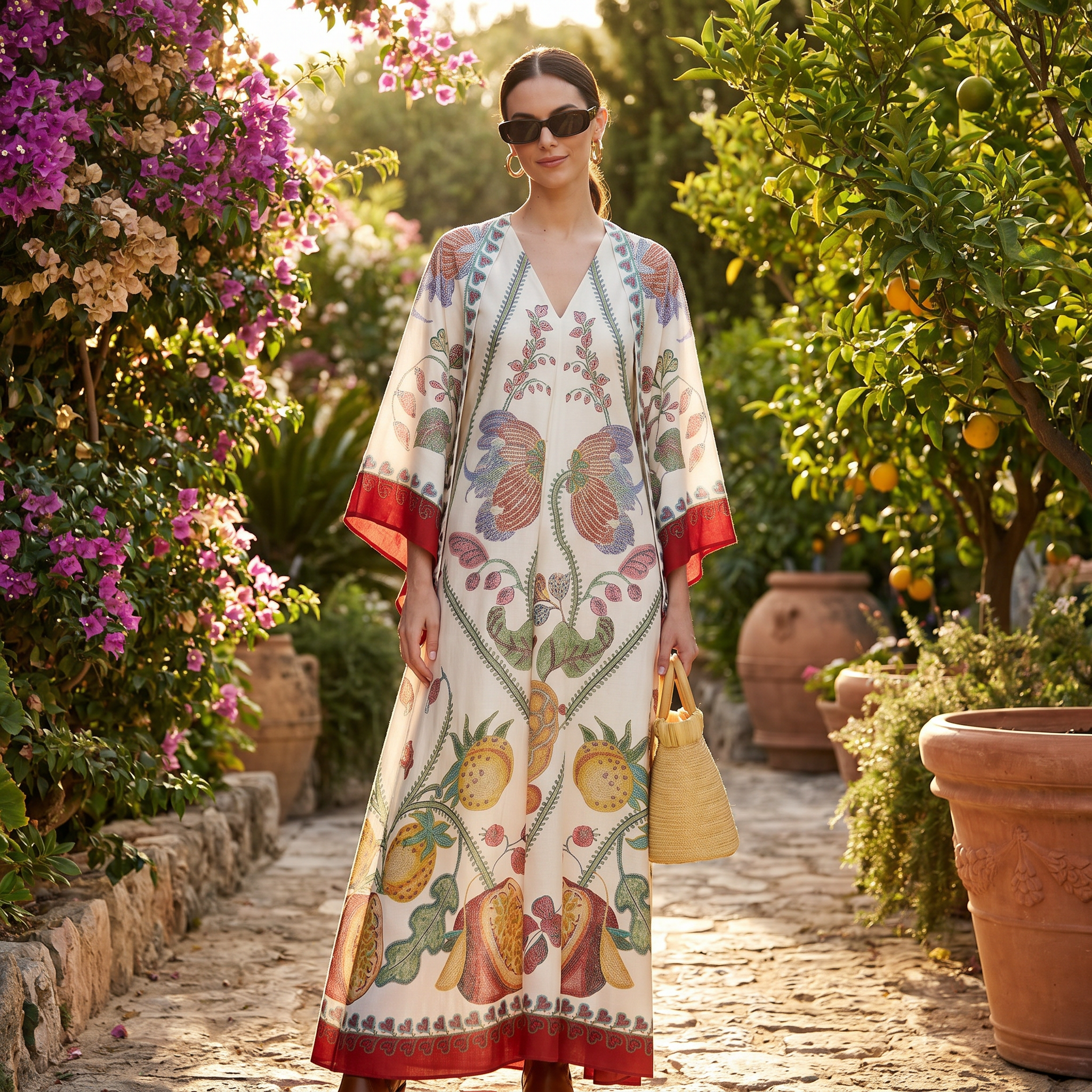 Kymbrea - Robe Maxi Évasée et Élégante