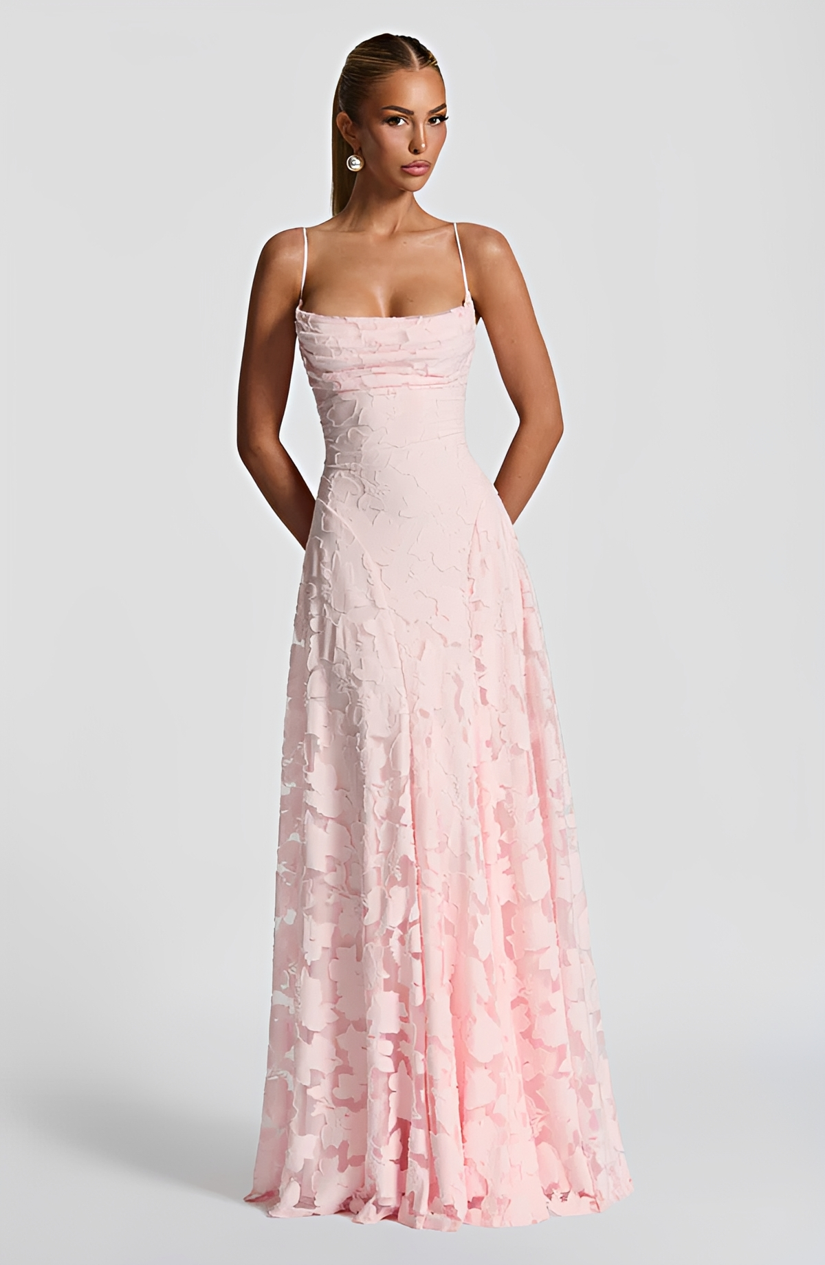 Francisa - Robe Maxi Élégante et Raffinée