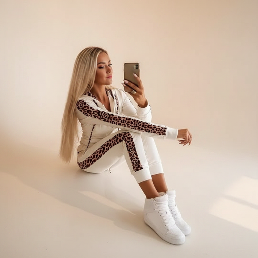 Krestell - Ensemble de Pantalon Chic avec Fermeture Éclair