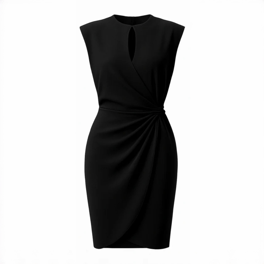 Mirabel - Robe Stylée Ajustée et Sans Manches