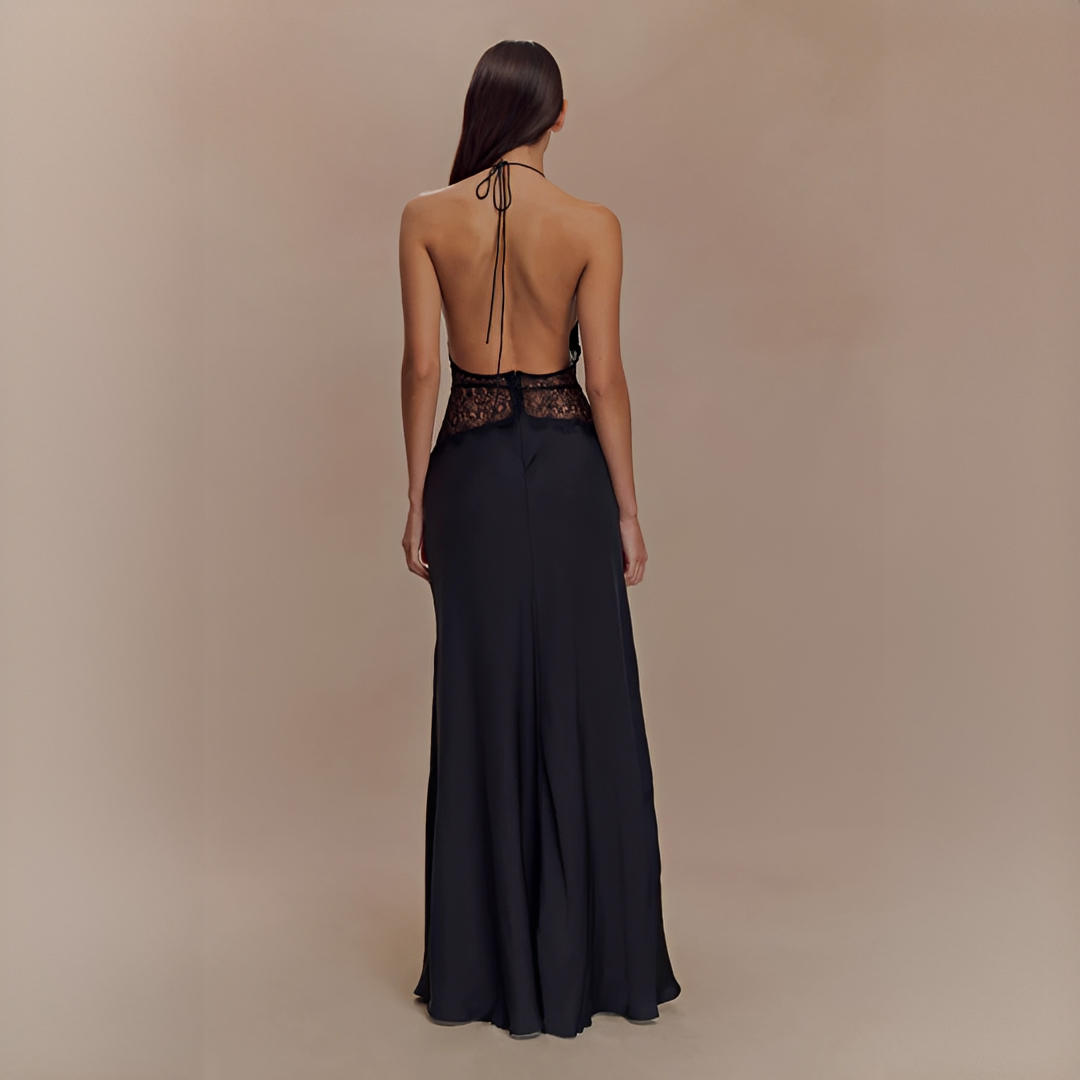 Velina - Robe Chic Sans Coutures à Col Haut