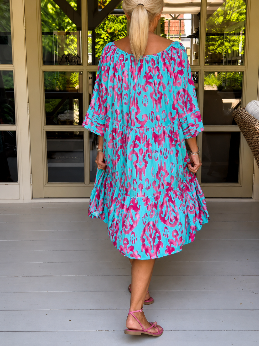Vishay - Robe Midi Large et Décontractée