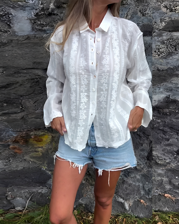 Sumayah - Chemise Brodée Stylée