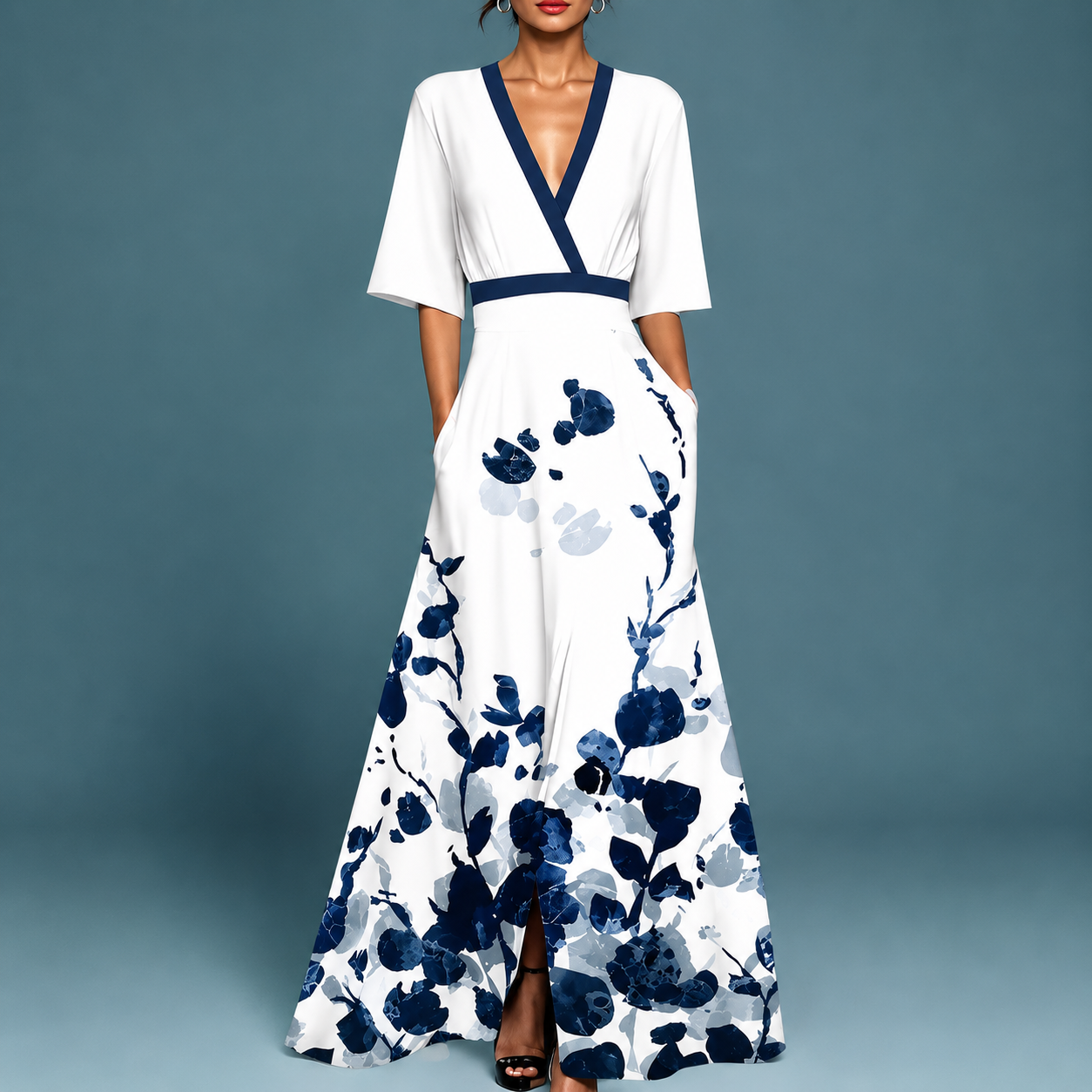 Laure - Robe Élégante Légère avec Encolure en V