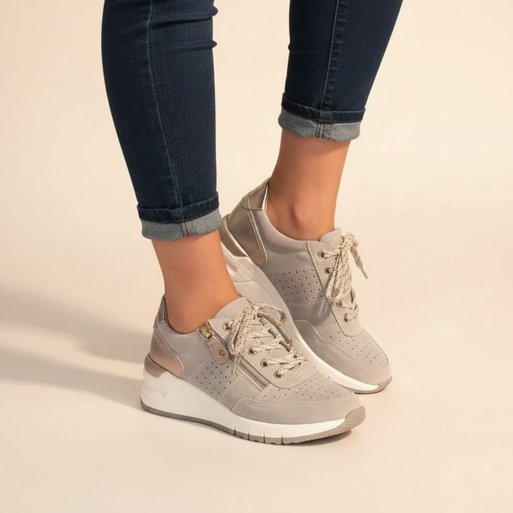 Nolwene - Sneakers Décontractées à Lacets