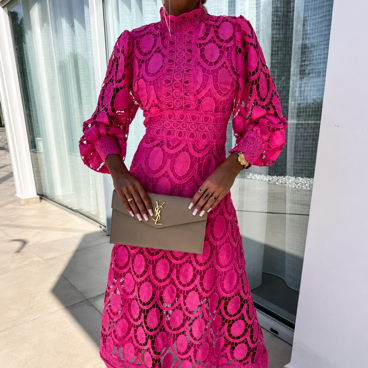 Daleyza - Robe Midi Chic et Moderne
