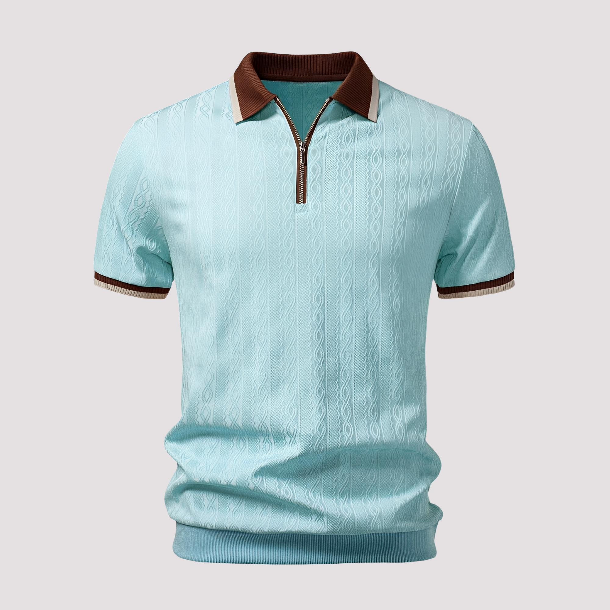 Bryn - Polo Élégant avec Zip