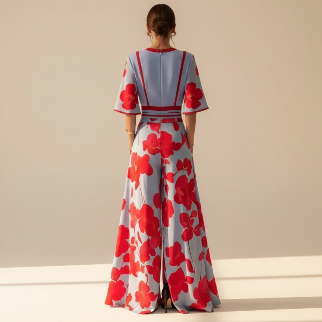 Gianna - Robe Maxi Élégante à Col V