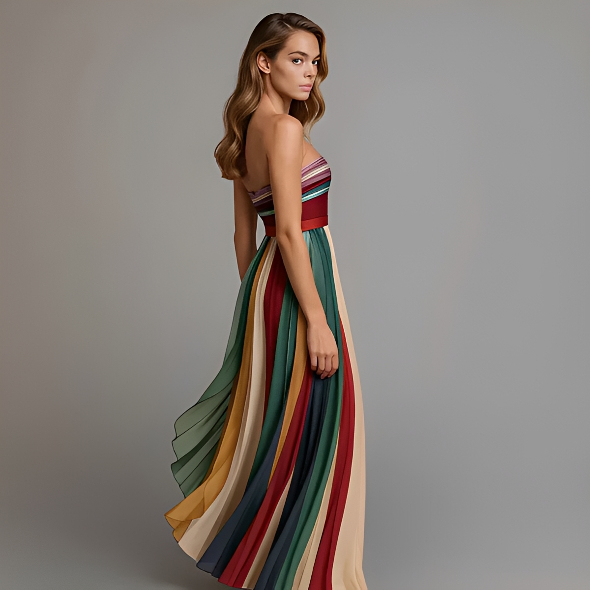 Gracelyn - Robe Maxi Chic à Bustier