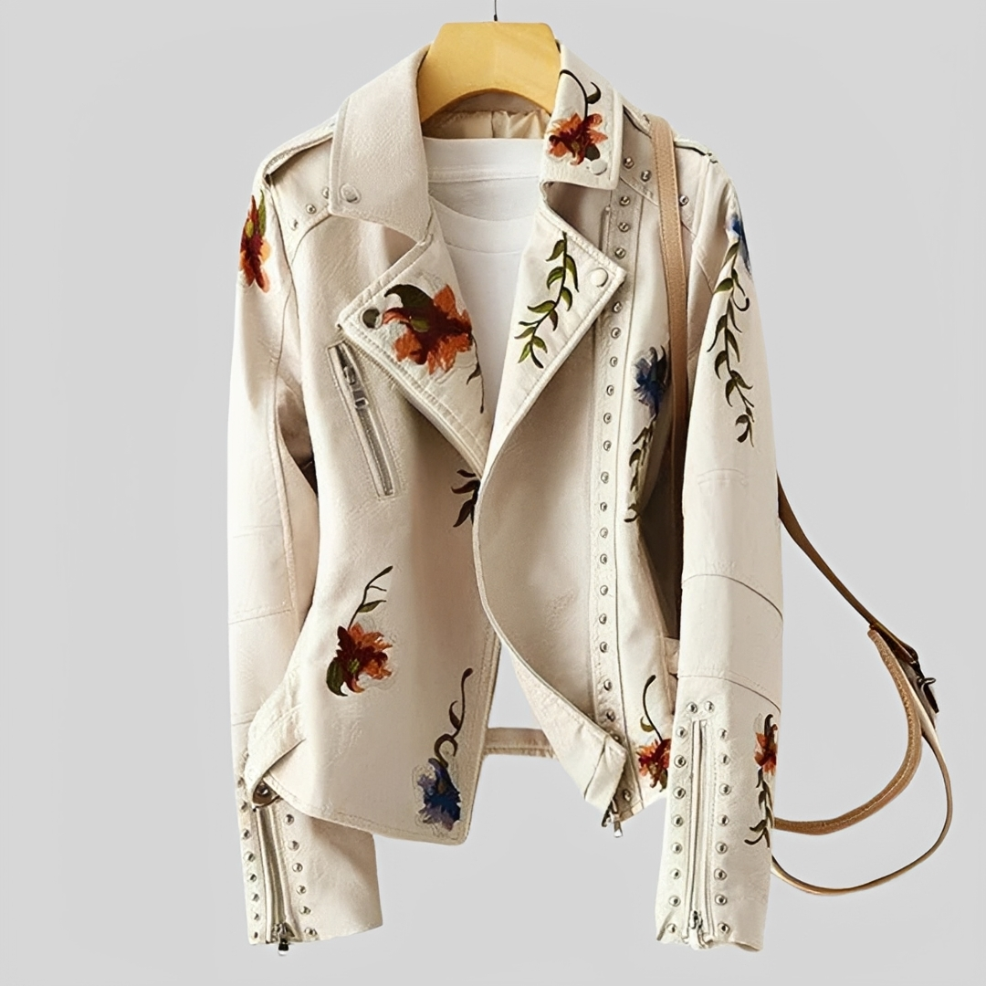 Zoey - Blazer Rétro Orné