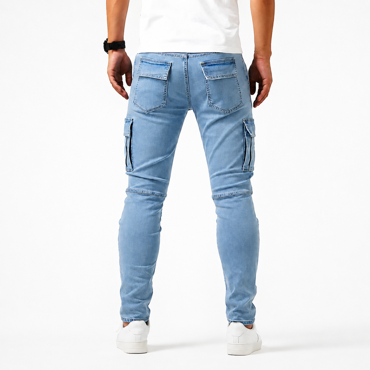 Zilton - Pantalon Cargo Ajusté Décontracté