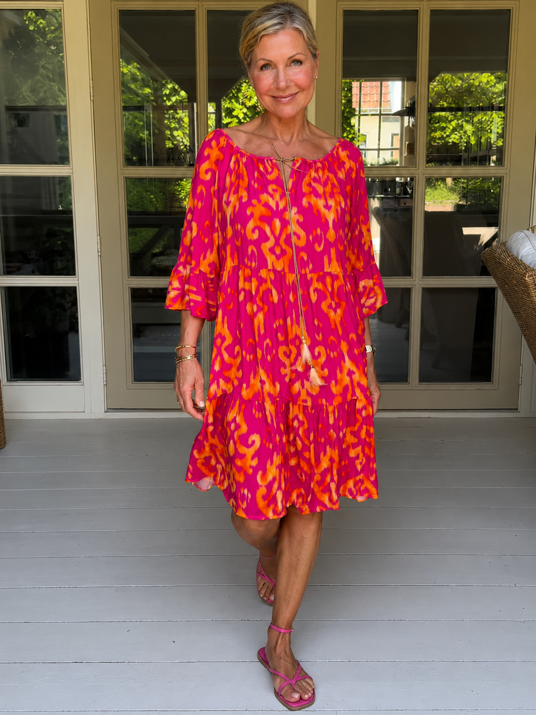 Vishay - Robe Midi Large et Décontractée