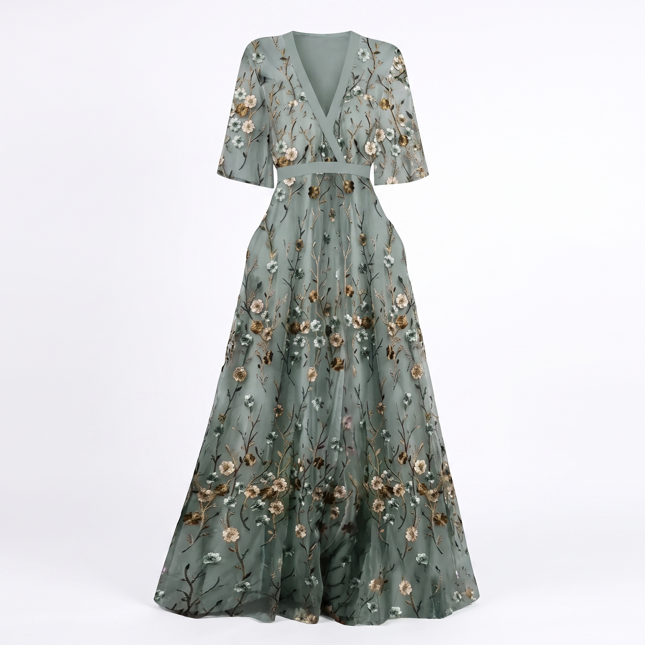 Florence - Robe Longue Élégante et Légère