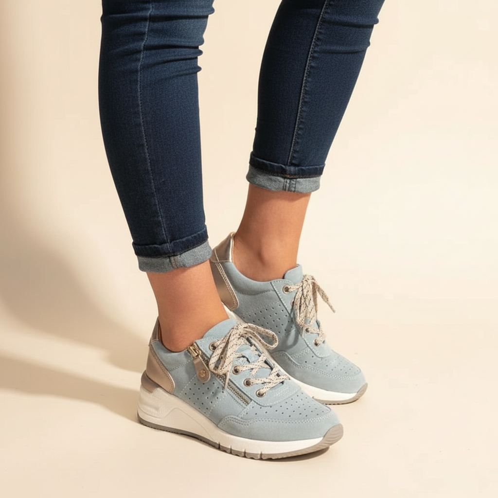 Nolwene - Sneakers Décontractées à Lacets