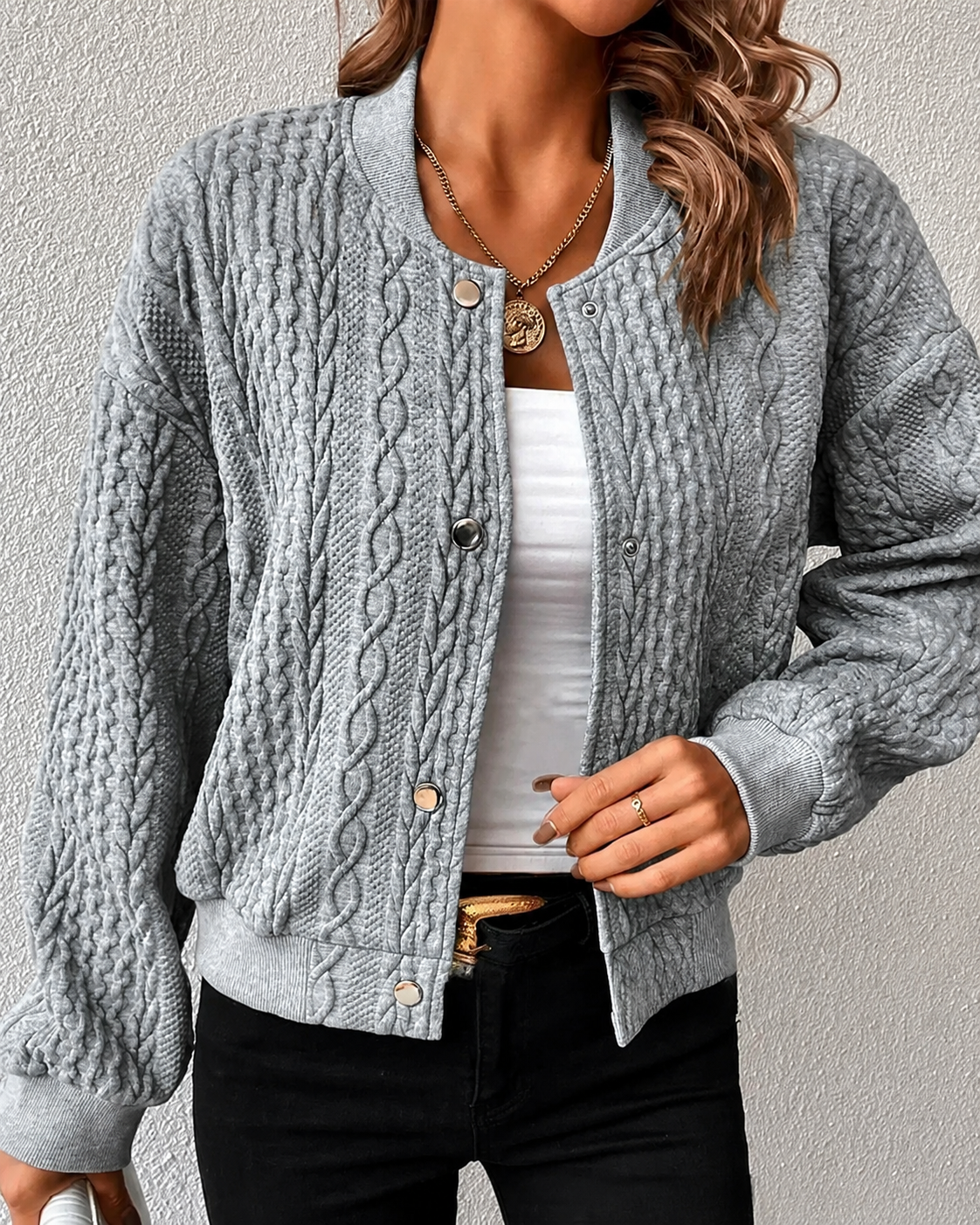 Kymbrea - Cardigan Boutonné Douillet