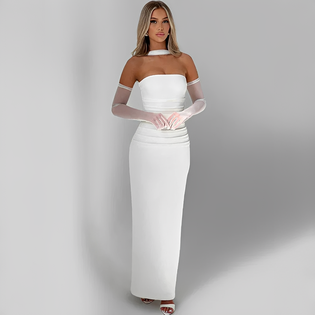 Carmila - Robe Chic à Corsage Ajusté