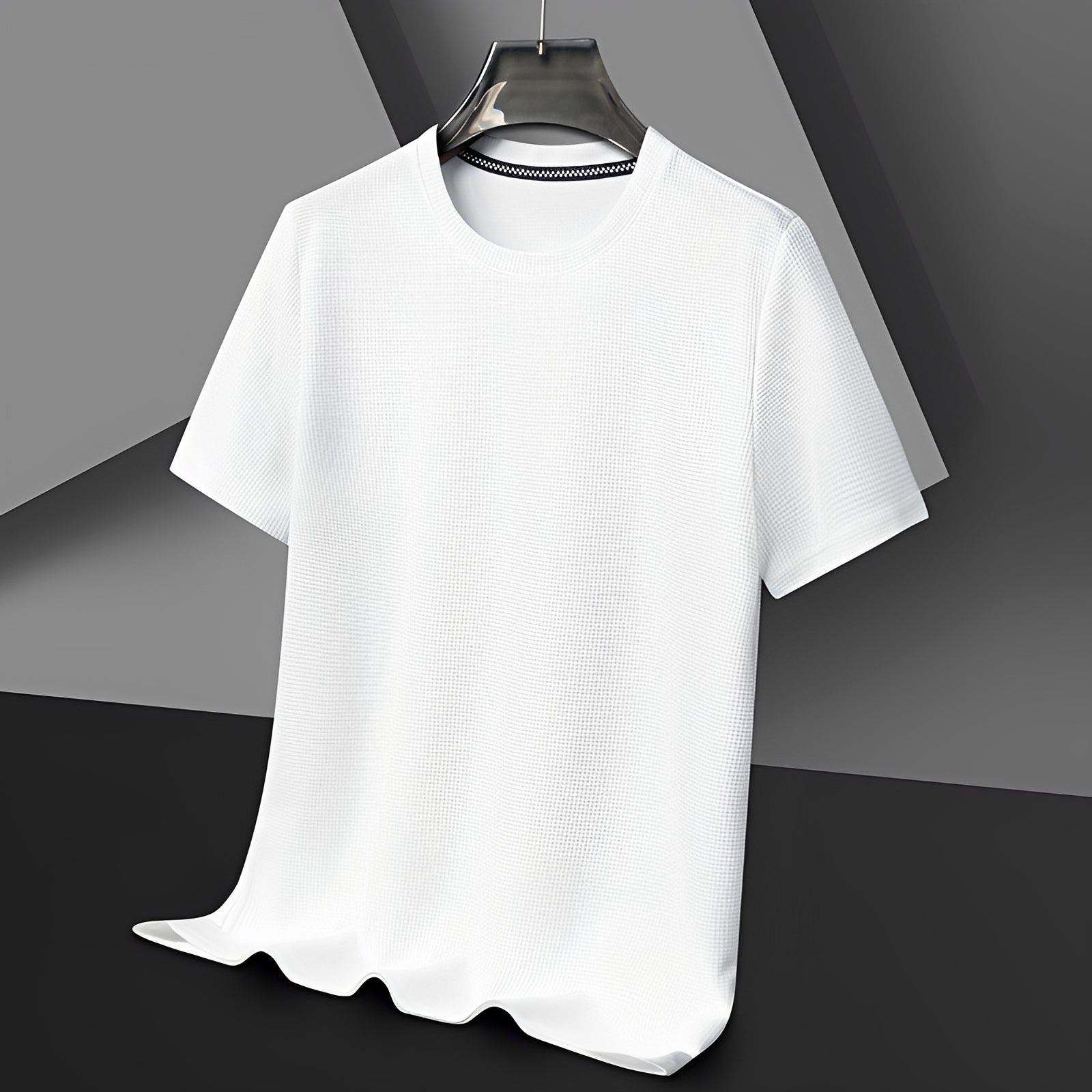 Jed - T-Shirt Texturé Décontracté